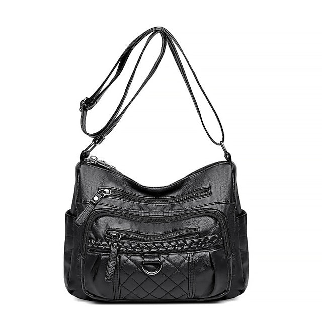 PU Women's Shoulder Leather Bag Crossbody Hobo FashionChic