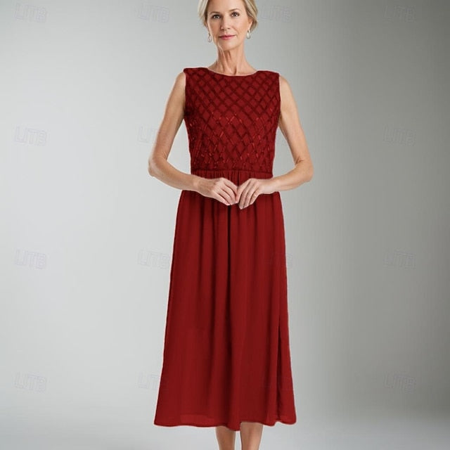 Bride the of A-Line Wedding Simple Guest Dress Mother FashionChic