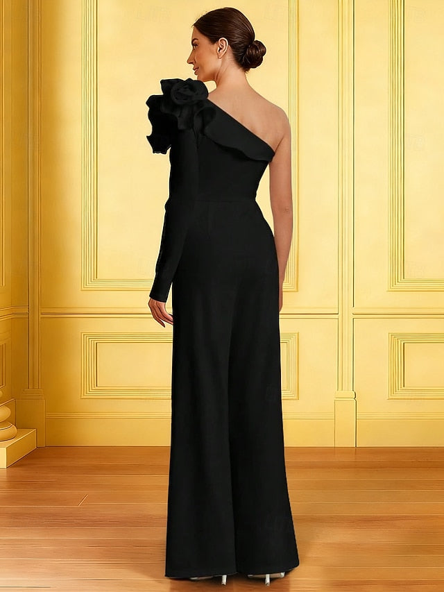 Simple Mother One Elegant Dress of Shoulder the Jumpsuits Bride FashionChic