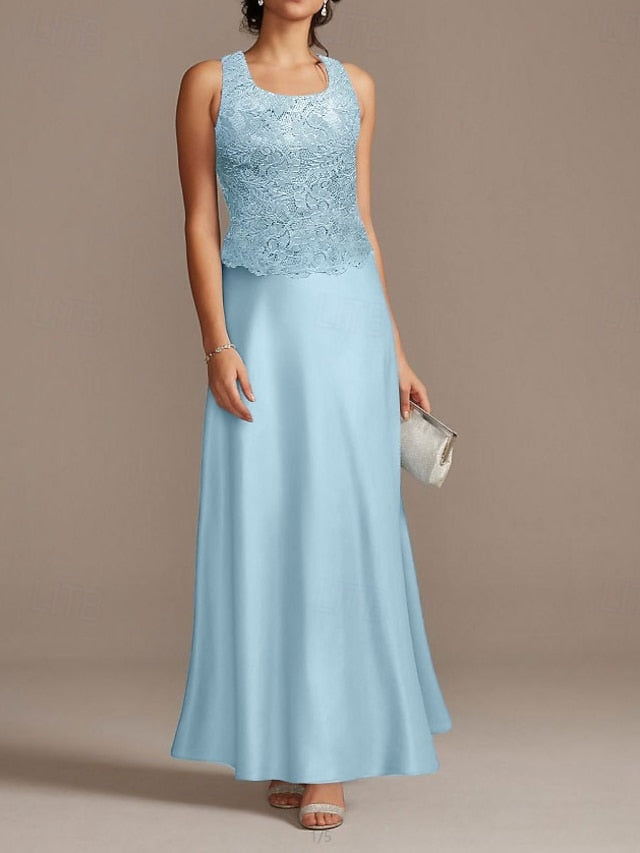 Scoop Mother Dress the Wedding Elegant Guest Sheath of Bride FashionChic