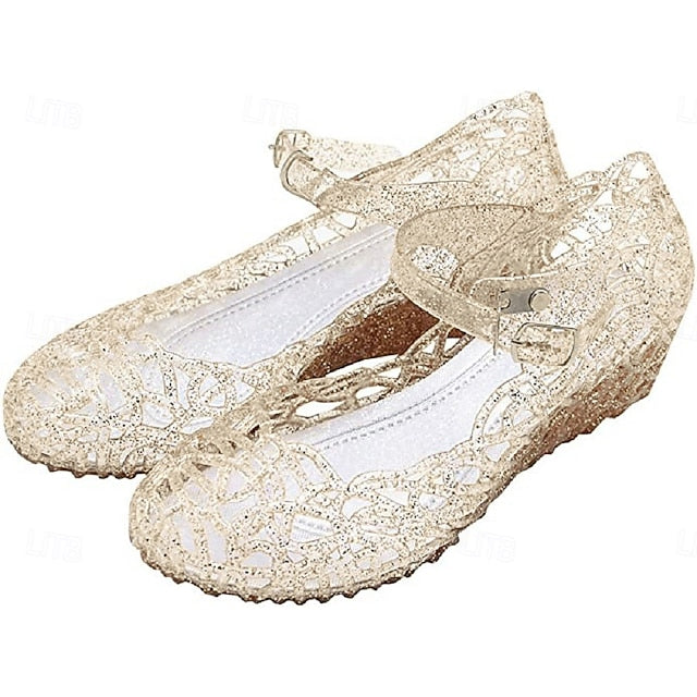 Masquerade Frozen Christmas Cinderella Jelly Elsa Shoes Princess FashionChic