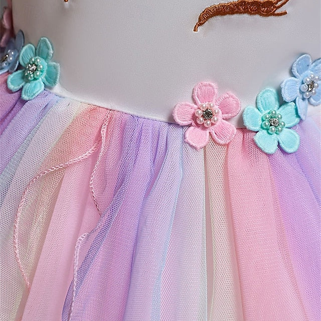 Girls' Girl Flower Princess Kid's Dress FashionChic