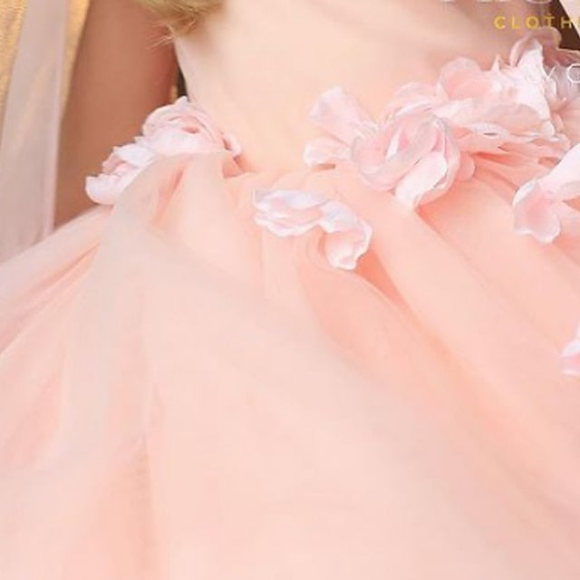 Summer Wedding Spring Girls' Dress 3D Sleeveless Sequin FashionChic