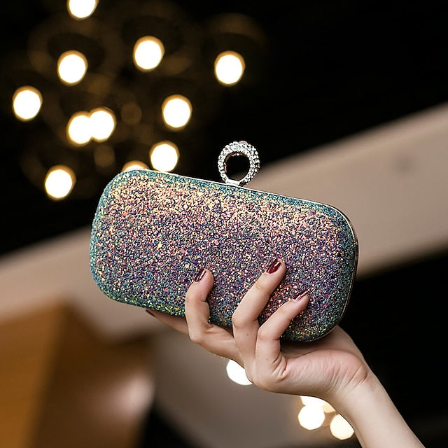Wristlet Leather PU Bags Clutch Women's Evening Bag FashionChic