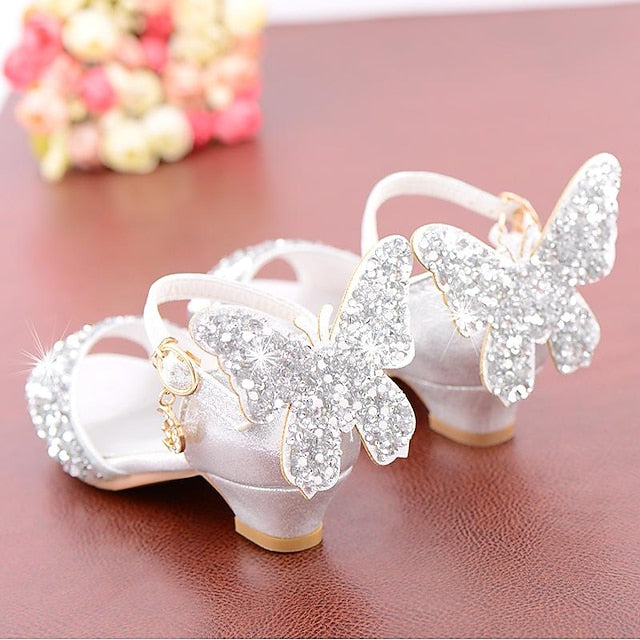 Butterfly Shoes Glittery Girls' �?Sparkly Princess FashionChic