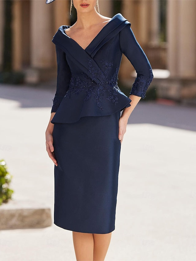 Tuxedo Formal of Wedding Dress the Bride Mother Sheath FashionChic