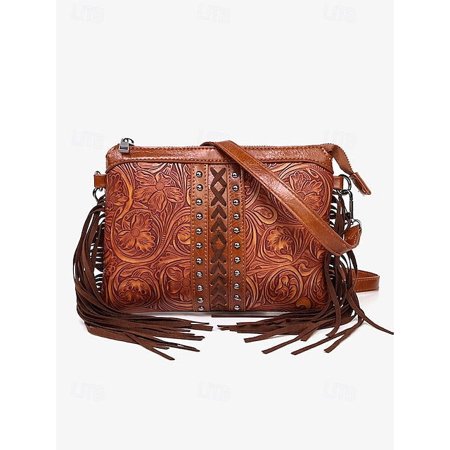 PU Crossbody Leather Bag Shoulder Wristlet Women's Bags FashionChic