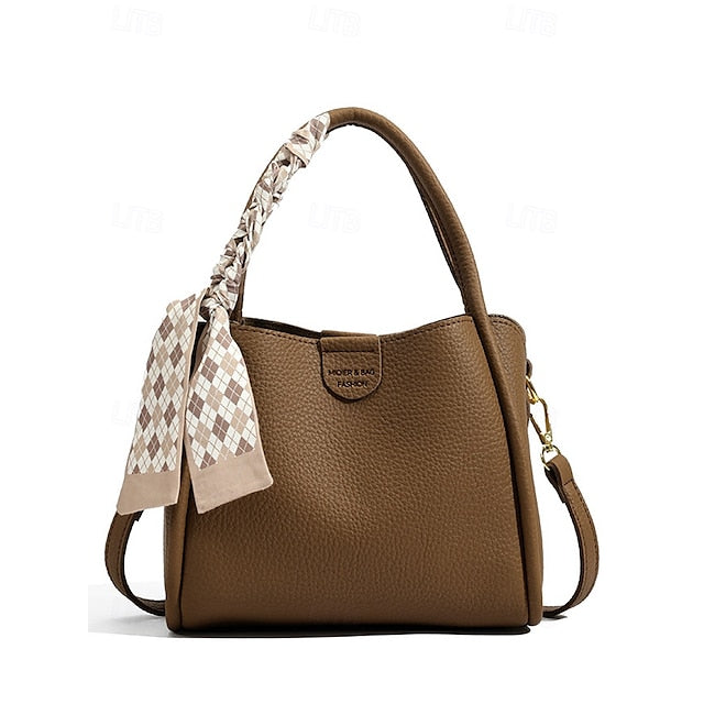 Bag Bucket Handbag PU Women's Bags Shoulder Crossbody FashionChic