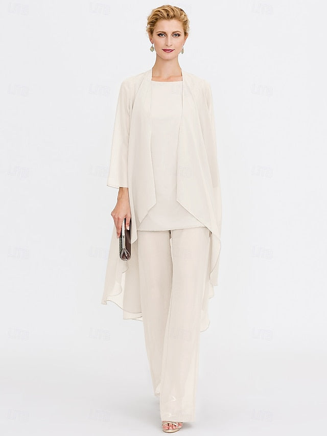 Piece 3 the Pantsuit Wedding Bride of Mother Beach FashionChic