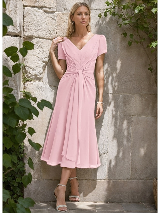 the of Formal Mother Elegant Wedding A-Line Dress Bride Guest FashionChic