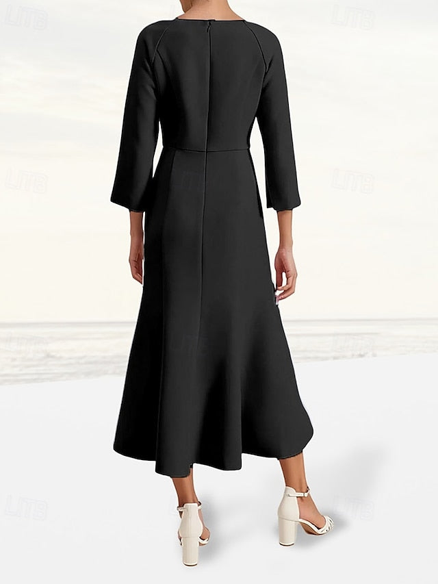 Blazer Mother the A-Line Dress Elegant Tuxedo Bride of FashionChic