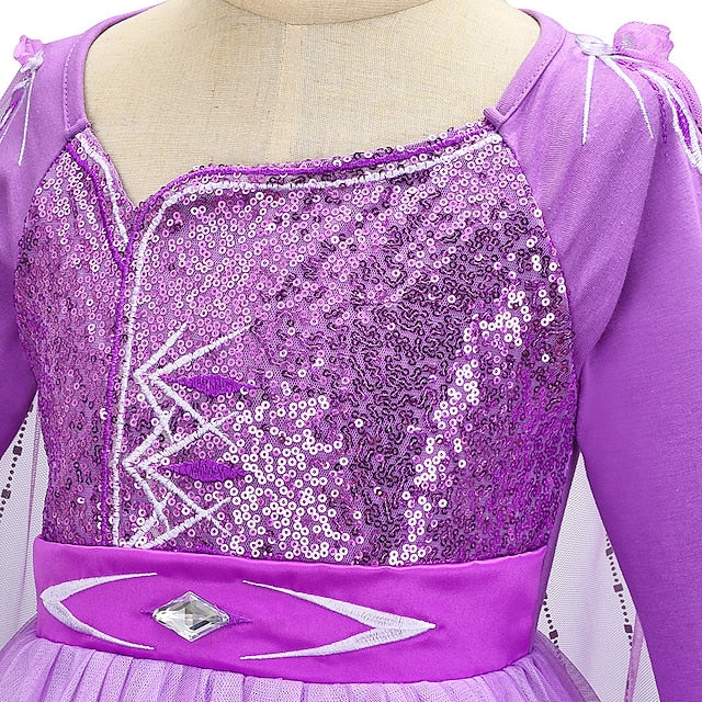 Theme Princess Girl Party Fairytale Flower Anna Frozen Dress FashionChic