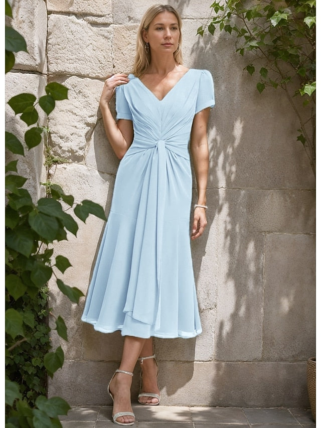 the of Formal Mother Elegant Wedding A-Line Dress Bride Guest FashionChic