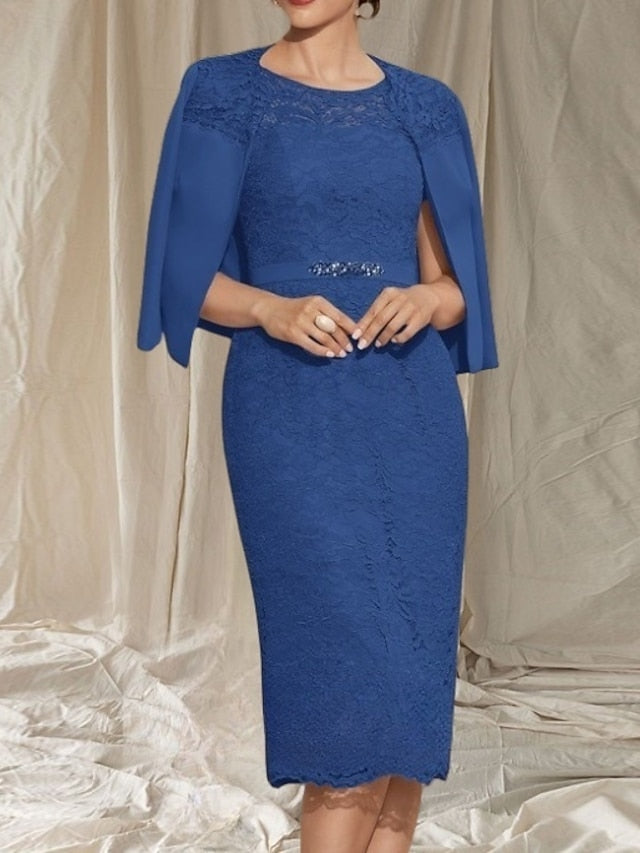 Sheath Column the Mother / Piece Bride of Dress Wedding Two FashionChic