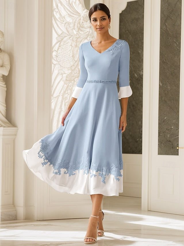 Mother the Bride Wedding Beach A-Line of Guest Dress FashionChic