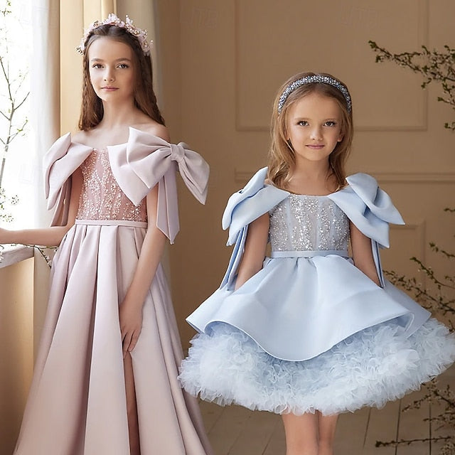 Girl Evening Princess Flower Dress Formal Girls' Gown FashionChic