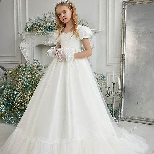 First Flower Girl Dress Party Girls' Communion FashionChic