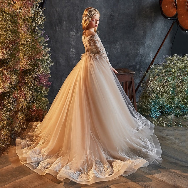 Flower Girl Princess Dress Party Wedding Girls' FashionChic
