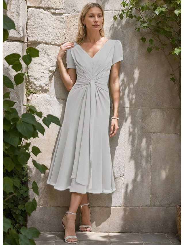 the of Formal Mother Elegant Wedding A-Line Dress Bride Guest FashionChic