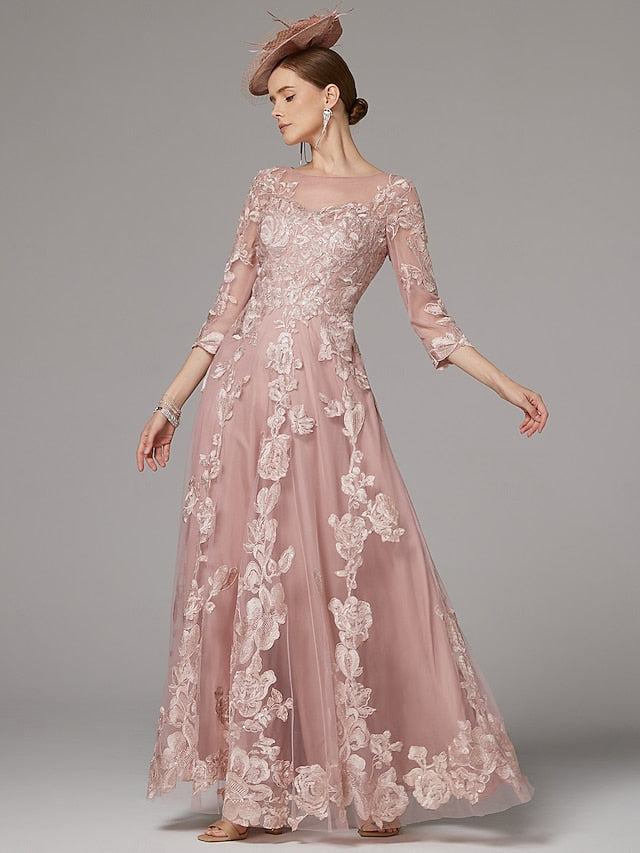 Elegant Bride of Wedding the Beach Dress A-Line Mother FashionChic