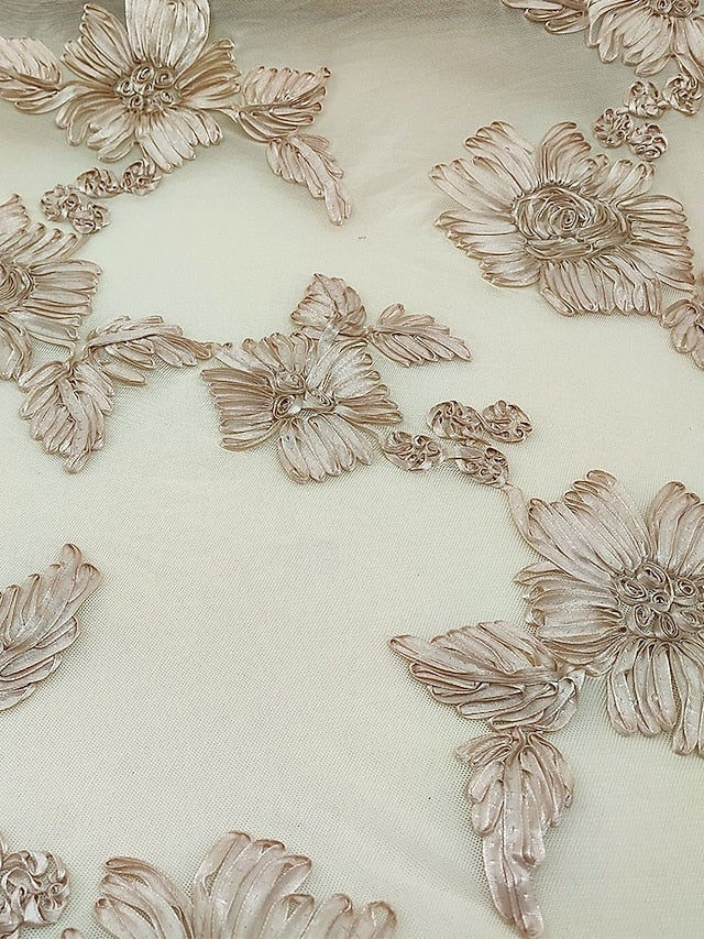 Lace Two Piece of Floral Dress the Mother Bride Embroidered FashionChic
