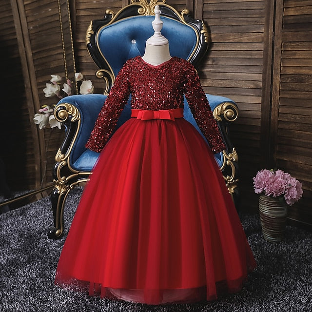 Dress Flower Girls' Girl Party Performance FashionChic