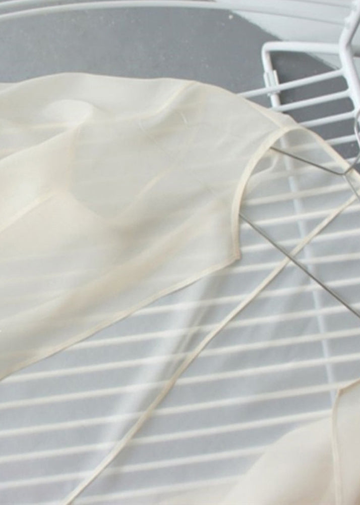 UPF 50+ Cardigans Organza Apricot Summer Beautiful FashionChic