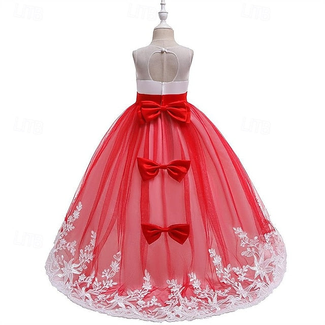 Kid's Girls' Girl Princess Dress Flower FashionChic
