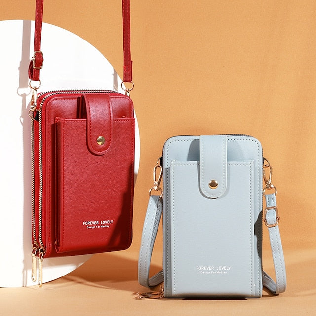 Mobile Phone PU Women's Bag Shoulder Crossbody FashionChic