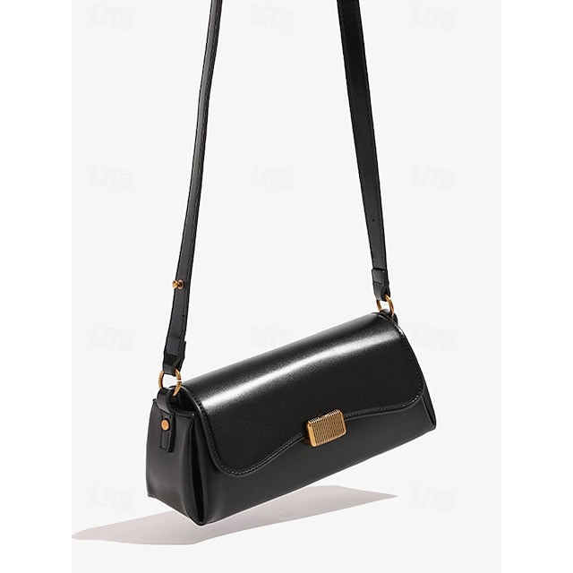 Daily Shopping Office Leather Tote Women's Baguette Bag PU FashionChic