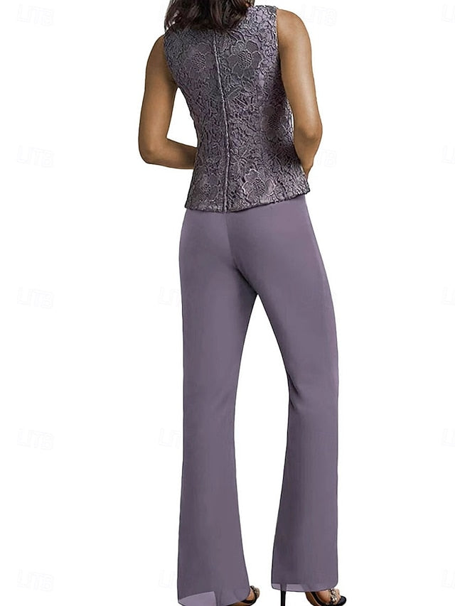 Mother Pantsuit Guest the Dress Elegant Simple Wedding Bride of FashionChic