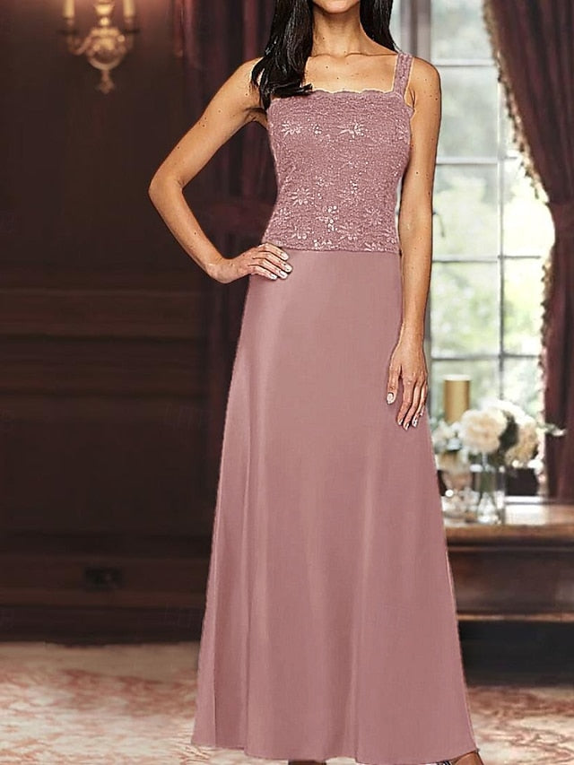 Guest Dress Wedding of A-Line Piece 3 the Mother Formal Bride FashionChic