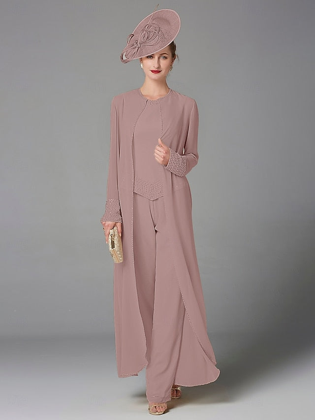 Beach Mother of Pantsuit 3 Bride Formal the Piece Wedding FashionChic