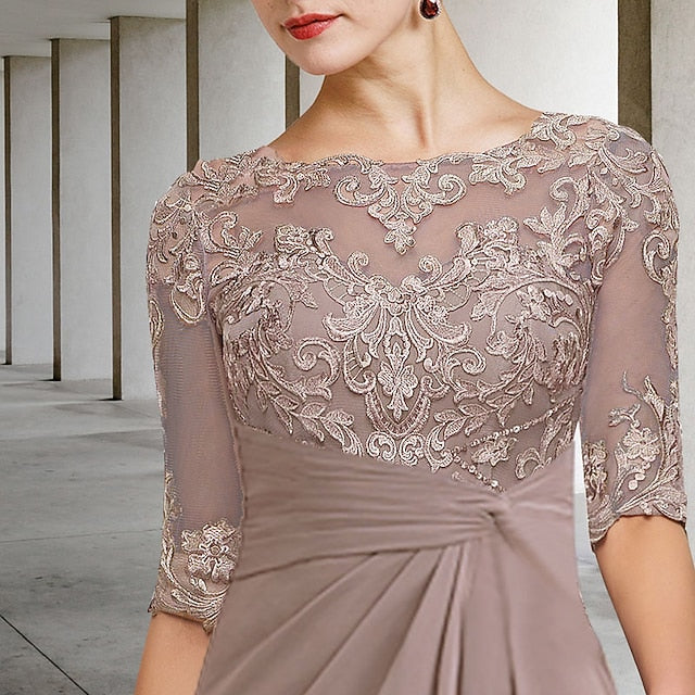 Plus of Mother Size the Wedding Sheath Guest Dress Elegant Bride FashionChic