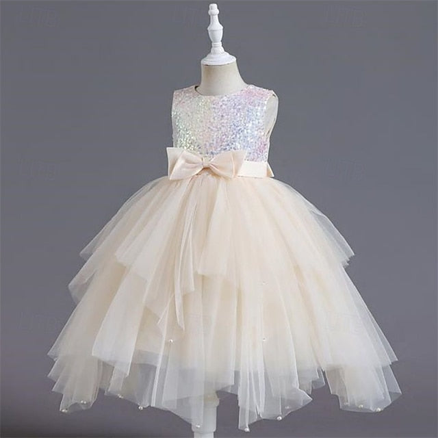 Kid's Girls' Dress Flower Girl Princess FashionChic