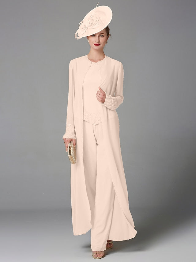 Beach Mother of Pantsuit 3 Bride Formal the Piece Wedding FashionChic