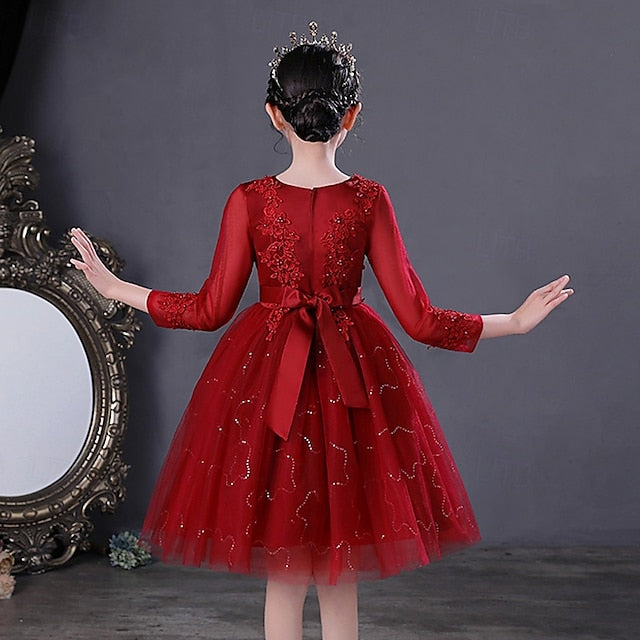 Dress Girls' Girl Princess Flower Kid's FashionChic