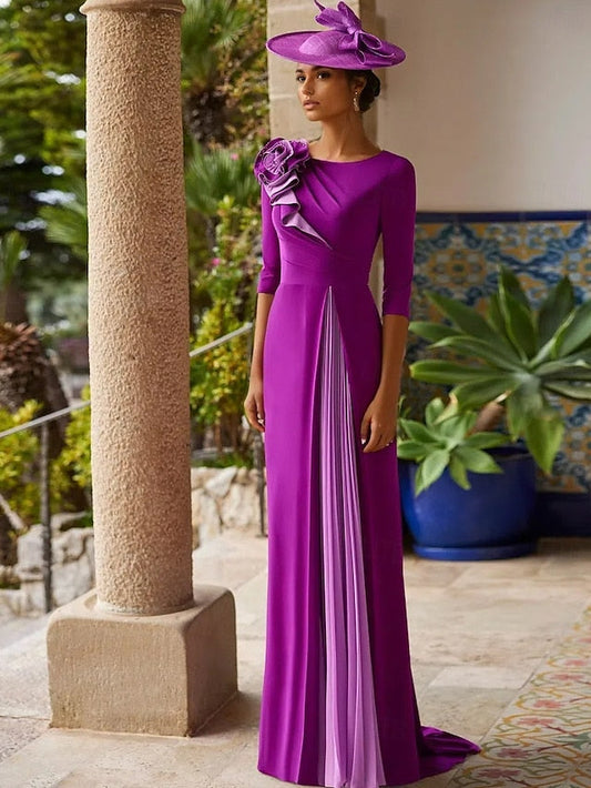 Gown Formal Bride Evening the Elegant A-Line Mother Dress of FashionChic