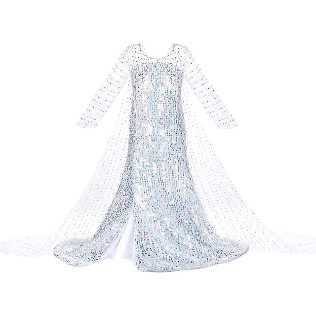 Princess Dress Movie Girl Frozen Elsa Flower Girls' FashionChic