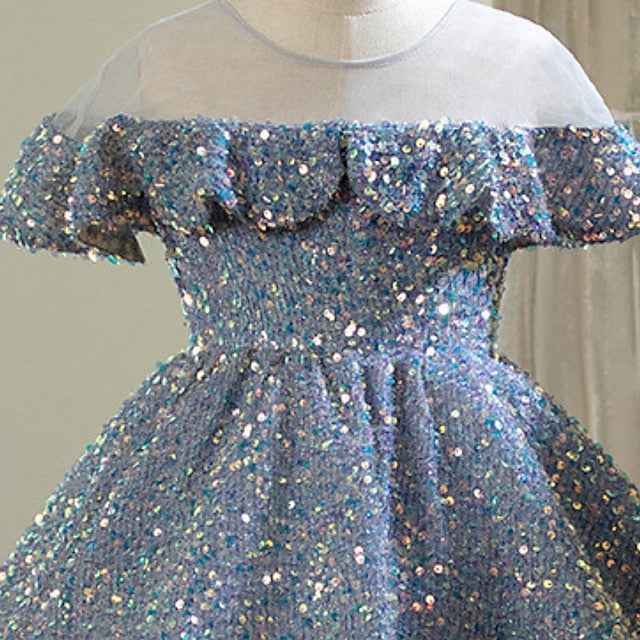 Girl Flower Gown Evening Party Girls' Dress FashionChic