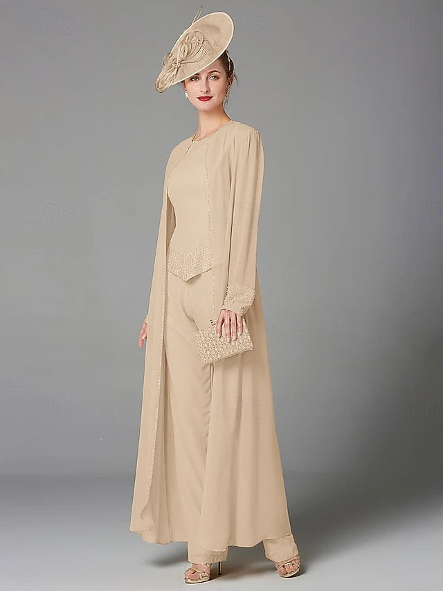 Beach Mother of Pantsuit 3 Bride Formal the Piece Wedding FashionChic