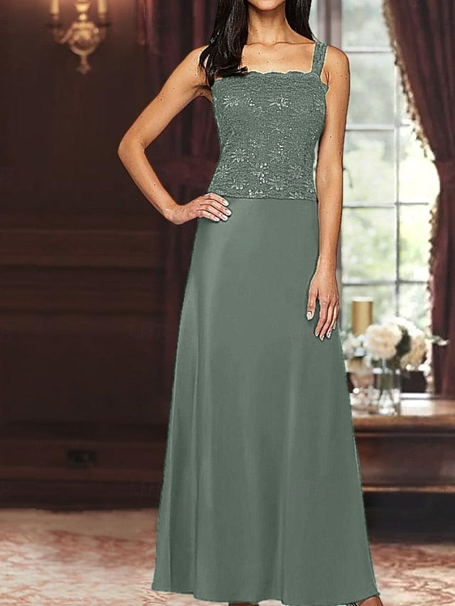 Guest Dress Wedding of A-Line Piece 3 the Mother Formal Bride FashionChic