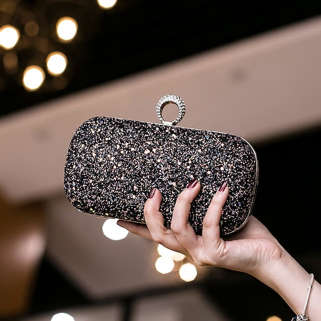 Wristlet Leather PU Bags Clutch Women's Evening Bag FashionChic