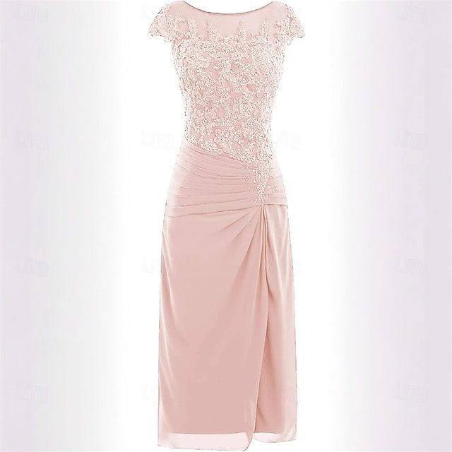 Simple Mermaid Mother Trumpet the Crew Bride Elegant of / Dress FashionChic