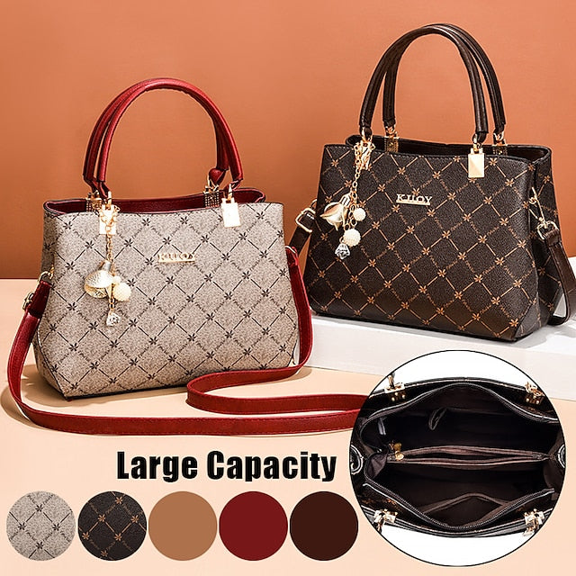 Women's Men's PU Party Leather Bag Shoulder Handbag FashionChic