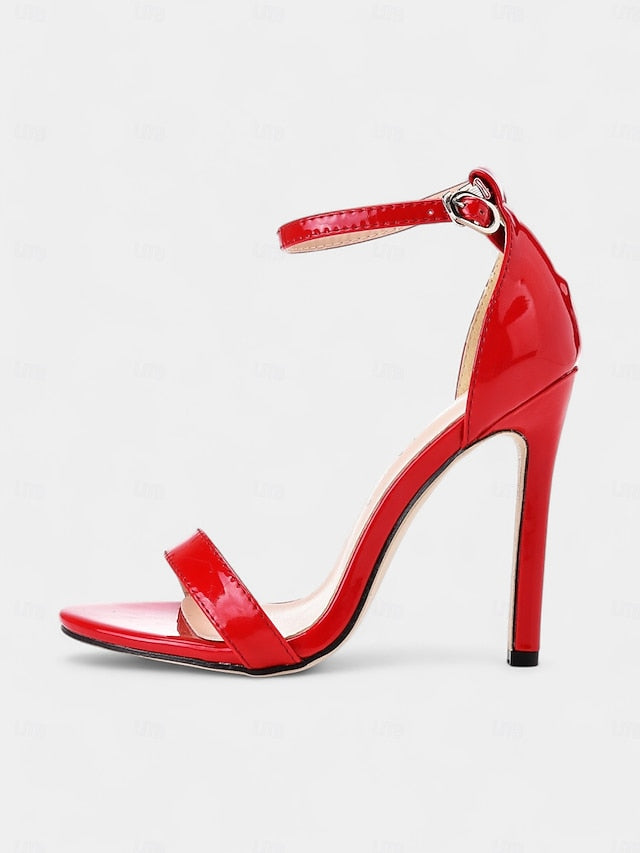 Metallic – Heel Sleek Women Wedding Sandals Stiletto for FashionChic
