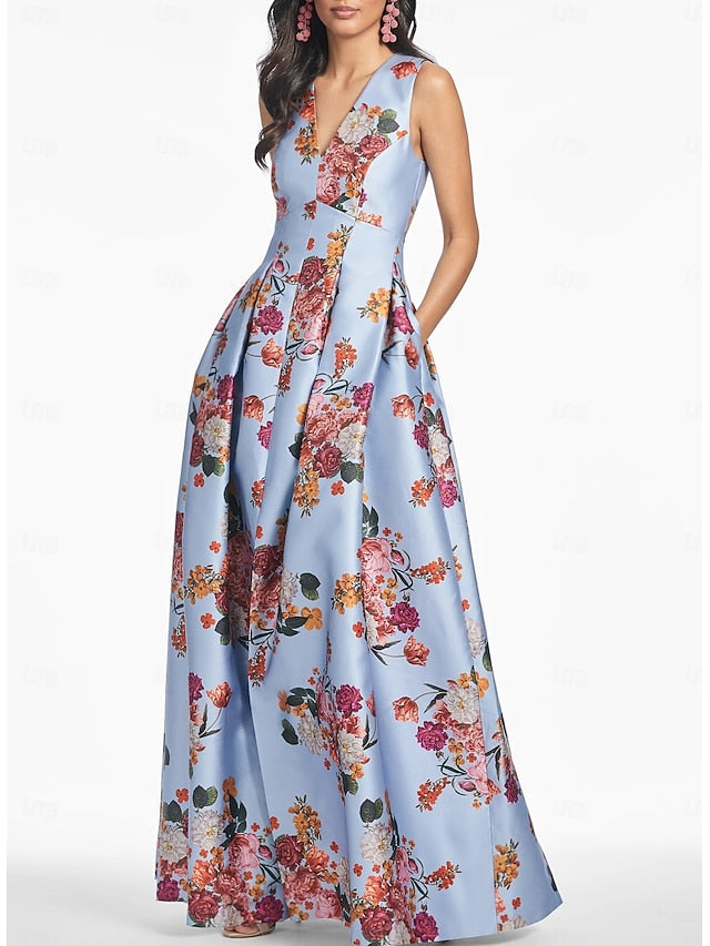 High A-Line Wedding Split Evening Gown Dress Beach Formal FashionChic