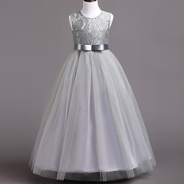 Flower Gown Girls' Dress Evening Party Girl FashionChic