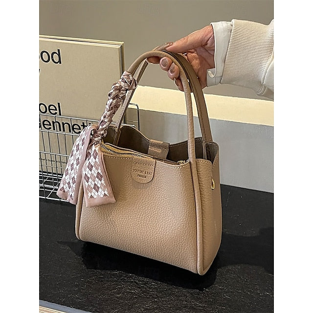Bag Bucket Handbag PU Women's Bags Shoulder Crossbody FashionChic