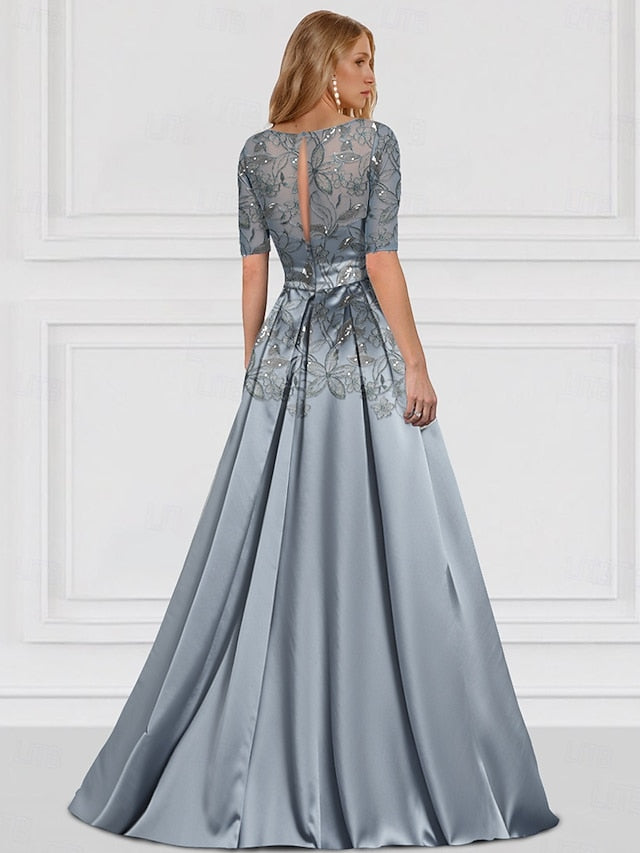 Simple the A-Line of V Bride Elegant Mother Dress Guest Wedding FashionChic